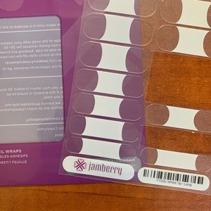 3/$25 Jamberry White Tip LONG wrap!!